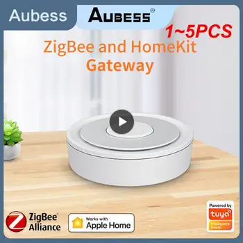 1-5 Шт. HomeKit ZigBee Gateway Hub Мост для умного дома ZigBee APP Пульт дистанционного управления Работает с Apple HomeKit Alexa Google Home Tuya