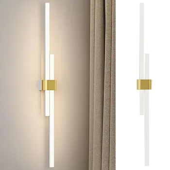 2023 Современный Минималистичный Настенный светильник Спальня Гостиная Фон Угловой Проход Атмосферный Светильник Nordic Fashion Strip Lamp Decor