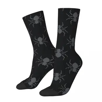 Забавный сумасшедший носок для мужчин, Милый паук, бесшовные узоры, Harajuku, Животные-пауки, Качественный носок с принтом экипажа, повседневный подарок