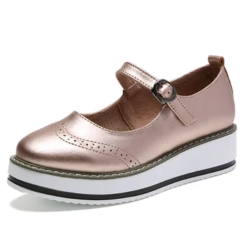 Классическая обувь Bullock, женские туфли-оксфорды для леди, модная повседневная обувь на плоской платформе высокого качества, женские кроссовки, размер 35-43