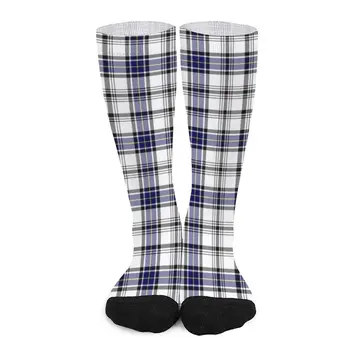 Клетчатые носки Clan Hannay, мужские носки, женские компрессионные носки в стиле хип-хоп, забавные мужские носки