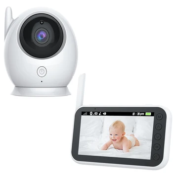 Модель ABM100 4,3-дюймовый беспроводной цветной видеоняни и радионяни с камерой наблюдения Внутренний Wi-Fi Няня Безопасность Электронный детский телефон