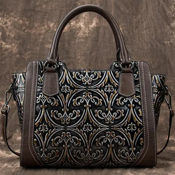 Новая модная простая женская сумка из натуральной воловьей кожи, универсальная сумка-слинг большой емкости, женская сумка-мессенджер M924