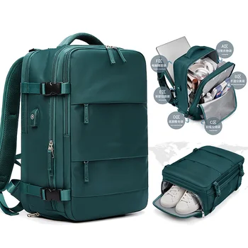 Новые рюкзаки, школьные сумки для мужчин, женские повседневные рюкзаки для колледжей, деловых поездок, водонепроницаемые сумки для ноутбуков с USB-портом для зарядки