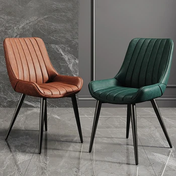 Обеденные стулья Comfort Home, простые итальянские обеденные стулья Nordic класса люкс, современная спинка, одноместный Mueble Hogar Salon Furniture B1