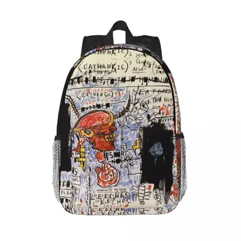 Пиявки От Basquiats Рюкзак для Девочек Мальчиков Школьные Дорожные Сумки Для Колледжа Мужчин Женщин Сумка Для Книг Подходит Для 15-Дюймового Ноутбука