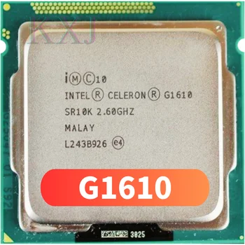 Процессор Intel Celeron G1610 g1610 с кэш-памятью 2 М, двухъядерный процессор с тактовой частотой 2,60 ГГц, LGA 1155 - полноценный настольный процессор
