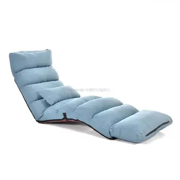 Раскладной диван с регулируемым углом наклона из хлопка и линейной ткани, диван-кровать с прочной опорой, переносное кресло для отдыха.