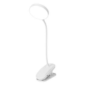 Светодиодный зажим Настольная лампа Ночник для чтения с защитой глаз USB Ночник Книжный светильник Прикроватная лампа для спальни в общежитии Настольная лампа