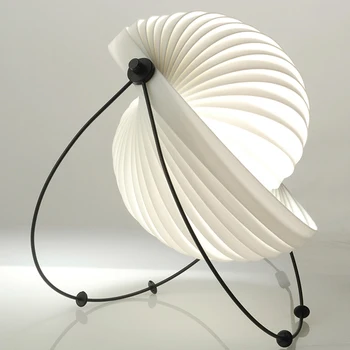 Современная минималистичная прикроватная лампа для спальни, Креативный Персонализированный рабочий стол, Вращающийся светильник, настольная лампа в форме гостиной
