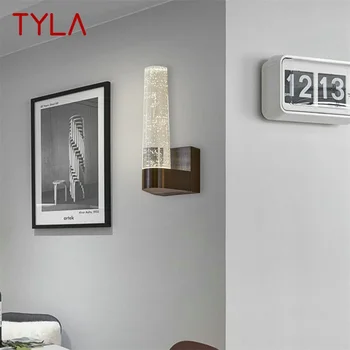 Современные настенные светильники TYLA, хрустальное бра LED 220V 110V, Внутренний Алюминиевый светильник с пузырьками для дома, спальни, гостиной, офиса