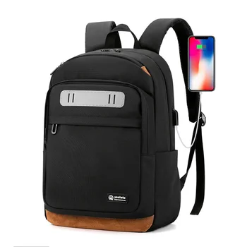 Спортивный мужской рюкзак с USB-зарядкой, большая вместительная сумка для ноутбука, повседневная школьная сумка для подростка, модный мужской рюкзак для путешествий