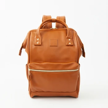 Японский модный простой однотонный рюкзак из искусственной кожи, высококачественный рюкзак для путешествий большой емкости, школьный рюкзак для студентов колледжа